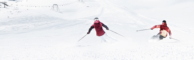 Schlegeisabfahrt auf dem Hintertuxer Gletscher