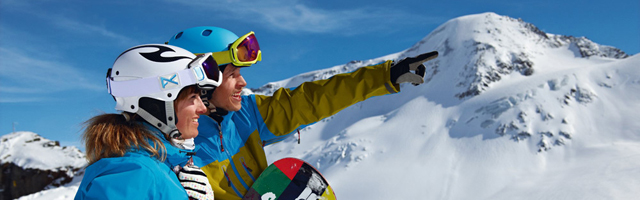 Skifahren auf dem Kaunertaler Gletscher