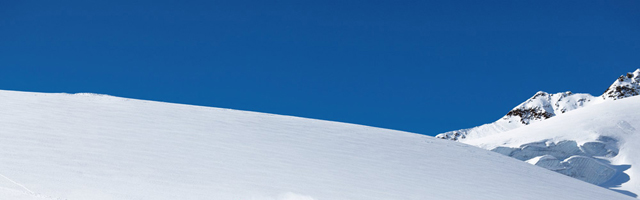 Tiefschnee auf dem Pitztaler Gletscher