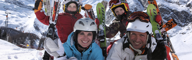 Tourismus auf dem Saas Fee Gletscher
