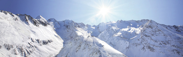 Sölden Gletscher Panoramablick
